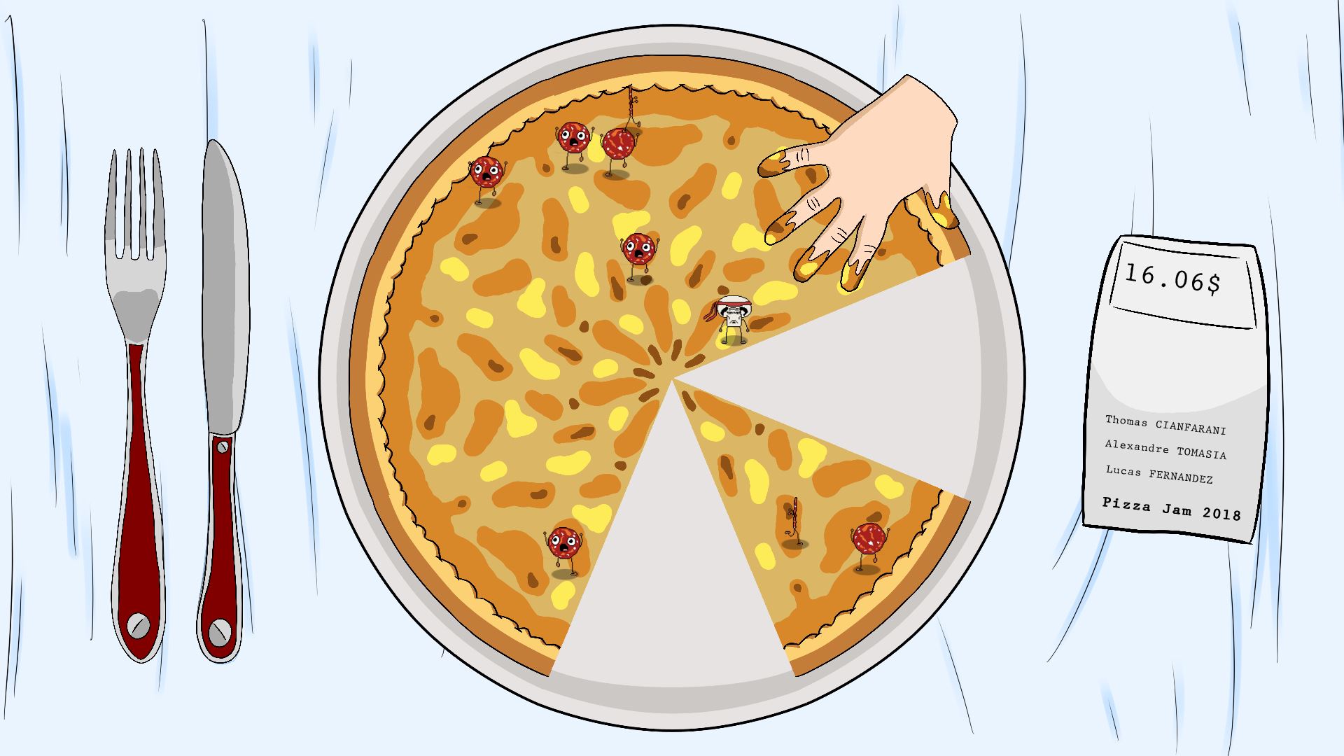Capture Pizza Survivor