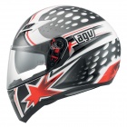 AGV Skyline Multi Psyco White Gunmetal red