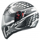 AGV Skyline Multi Psyco White Gunmetal